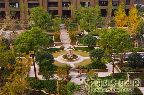 住宅景觀 安道國(guó)際 桂花星城 景觀設(shè)計(jì)