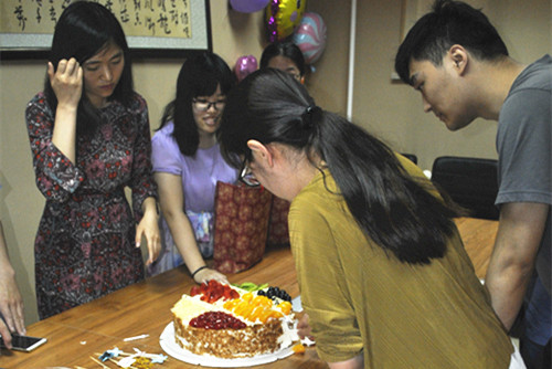 中國風景園林網為員工舉辦集體生日會
